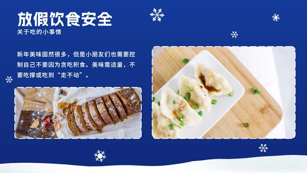 寒假安全教育ppt模板
