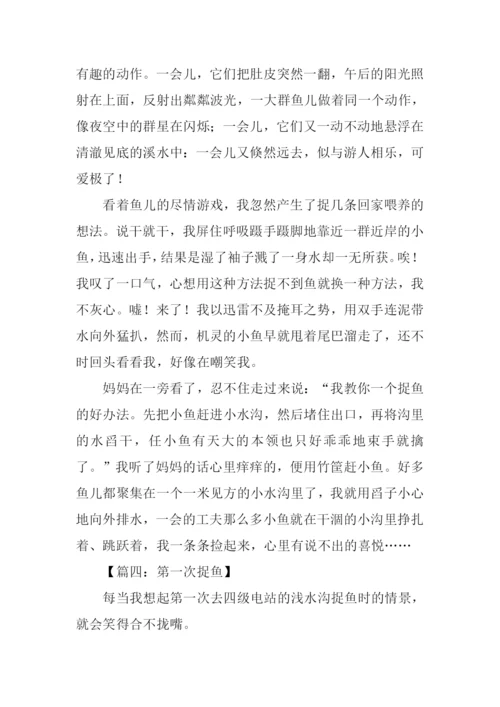 关于捉鱼的作文.docx