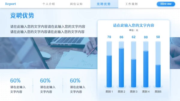 市场营销部竞聘述职报告通用PPT模板