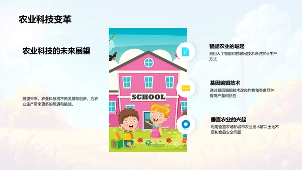 农业科技应用探讨PPT模板