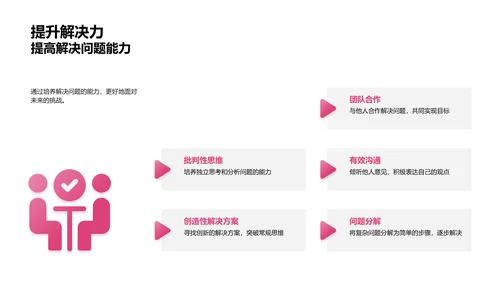 社交与合作的力量PPT模板