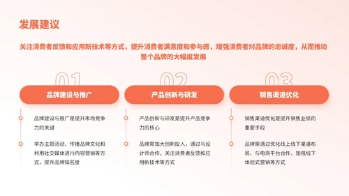 橙红色卡通风节日礼物盲盒销售分析报告