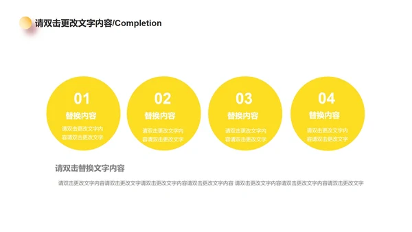 黄色简约风毕业答辩PPT模板