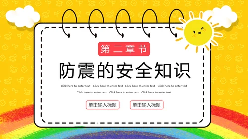 全国中小学生防火防震防溺水安全教育主题班会通用PPT模板