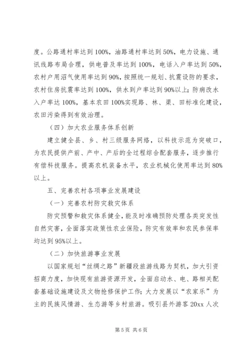 加快建设和谐新农村的工作要点.docx