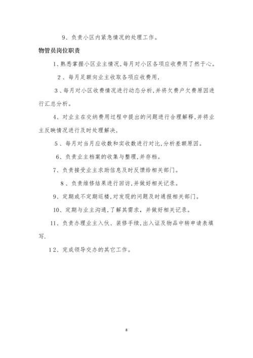 各岗位工作职责.docx