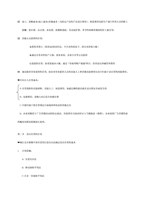 2023年注册会计师CPA知识点复习重点总结.docx