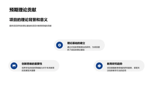 教育研究创新思维应用PPT模板