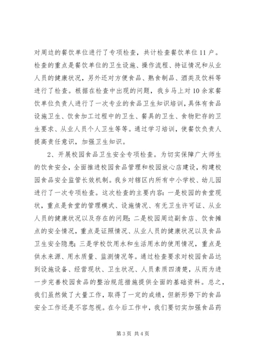 加强乡镇食品药品安全监管工作 (3).docx