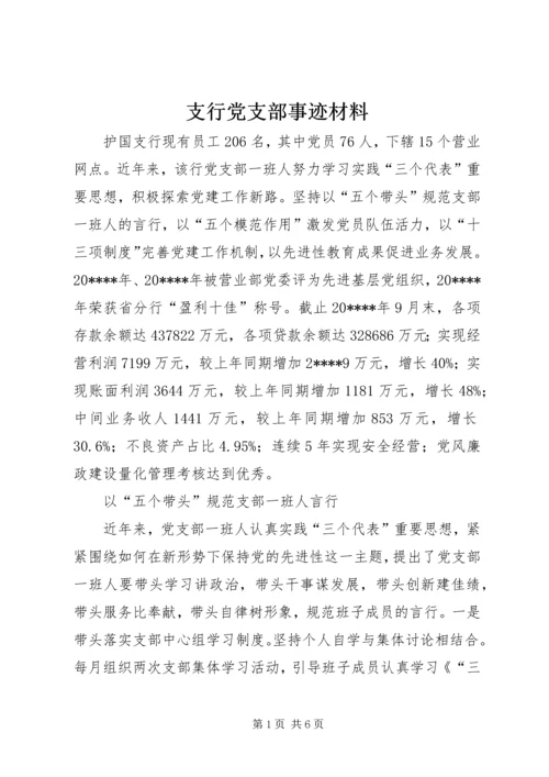 支行党支部事迹材料 (2).docx