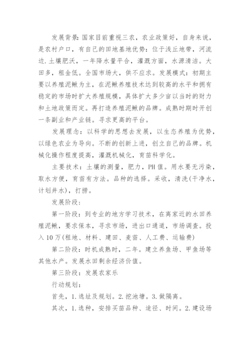 农村创业项目计划书.docx