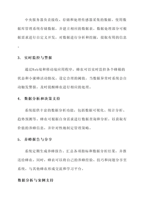 小蜜蜂管理方案