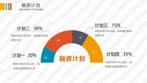 马上行动创业融资路演计划书通用PPT模板