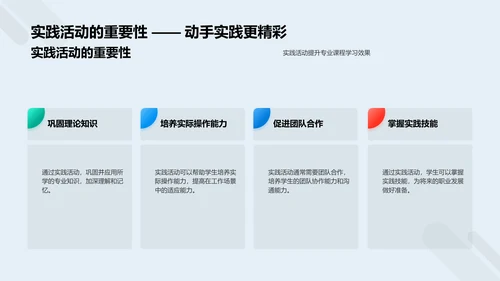 专业课程学习报告PPT模板