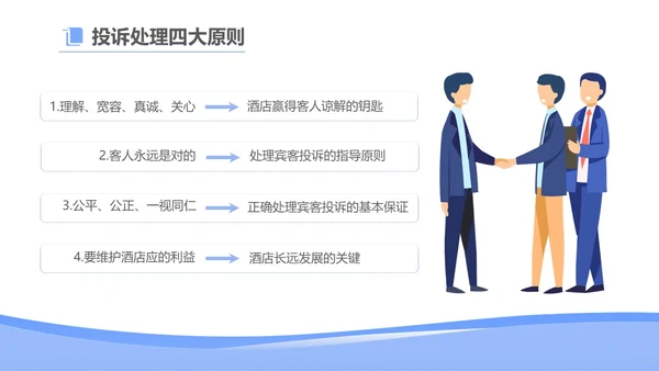 扁平插画风格 插画人物 酒店客房服务培训  酒店服务人员培训ppt