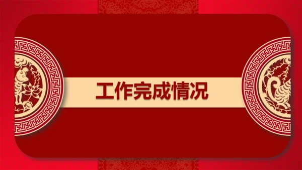 红色喜庆的年终工作总结新年计划通用PPT模板
