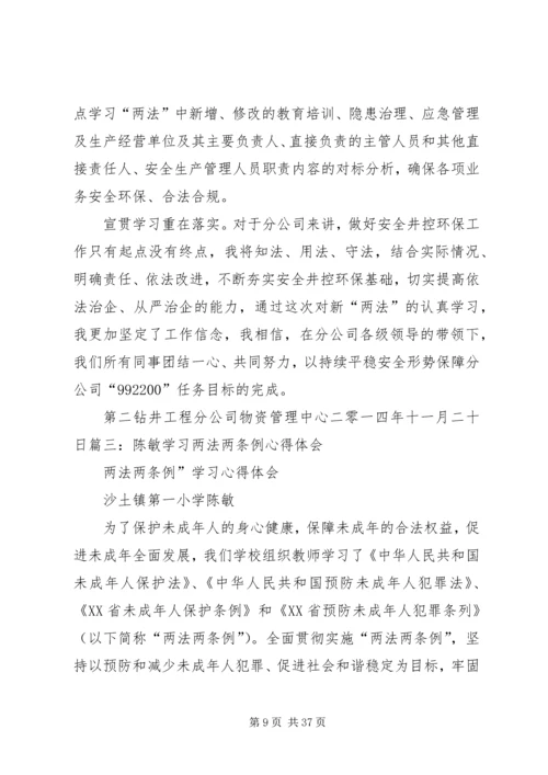 学“两法”心得体会.docx