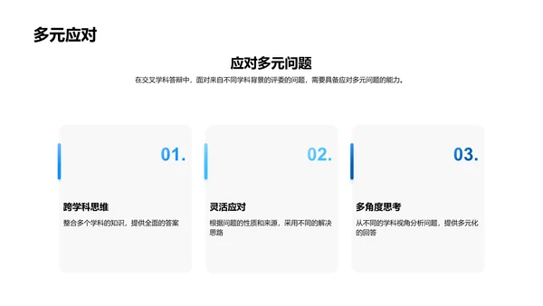 交叉学科答辩指南PPT模板