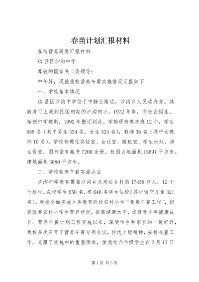 春苗计划汇报材料.docx