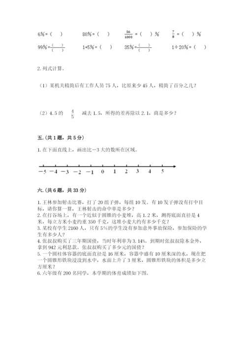 小升初数学综合练习试题带答案（达标题）.docx