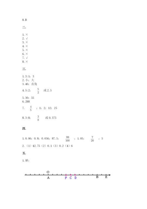 青岛版六年级数学下学期期末测试题含答案（培优）.docx