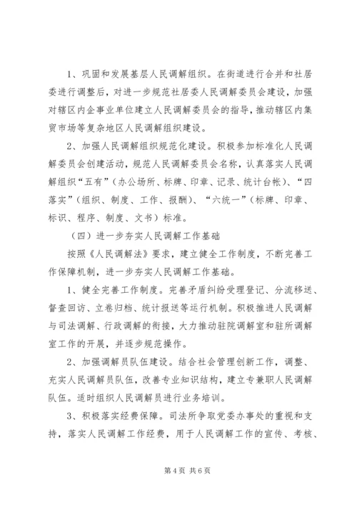 街道纠纷排查调解方案.docx