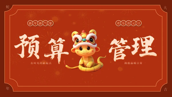 深红色喜庆元旦迎新年活动策划PPT模板