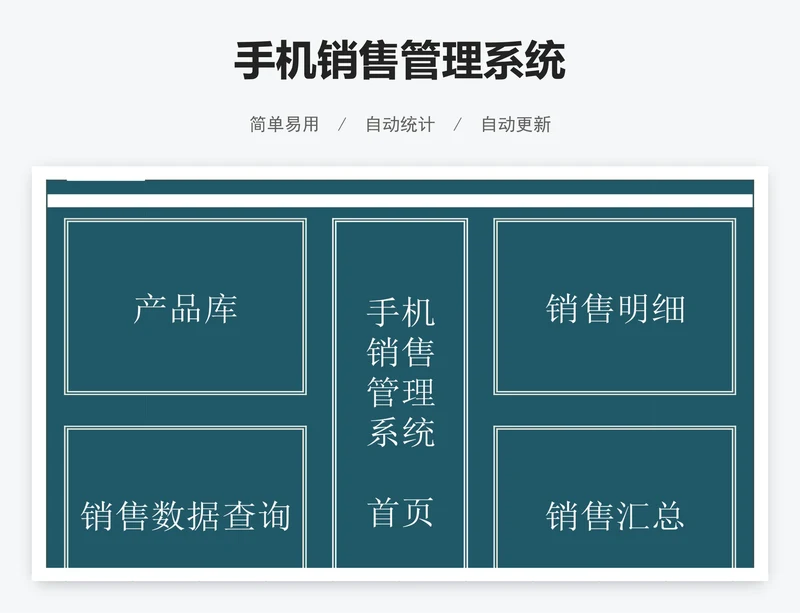 手机销售管理系统