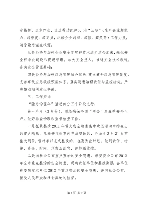 全市隐患治理活动方案.docx
