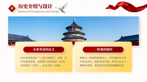 红色简约风国庆历史课堂专题讲座PPT模板
