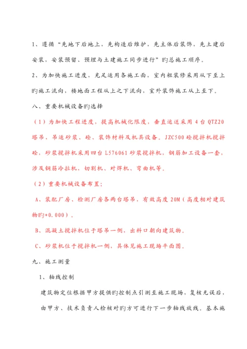 厂房关键工程综合施工组织设计.docx