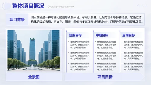 蓝白商务风述职工作汇报通用PPT模板