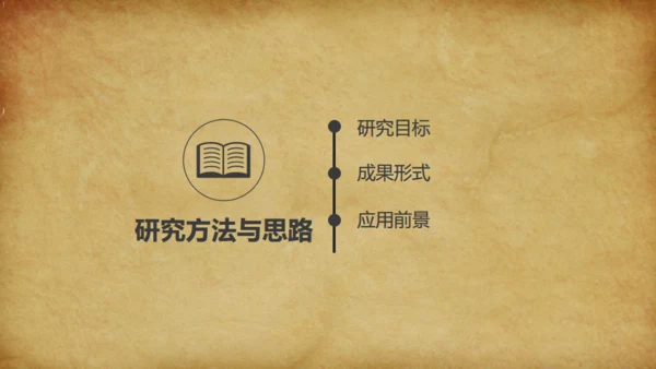 泛黄的牛皮纸背景论文答辩通用PPT免费模板