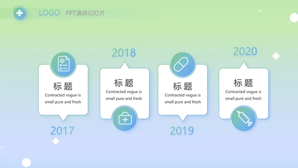 医疗年终工作总结新年计划PPT