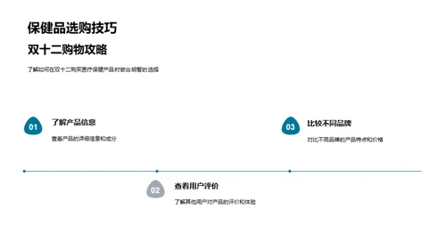 购物节健康攻略