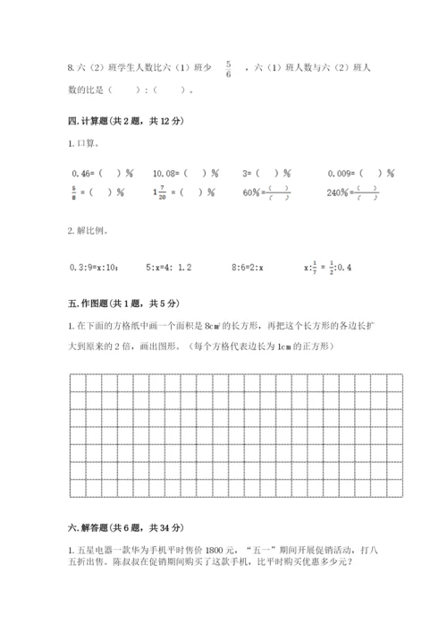 冀教版六年级下册数学 期末检测卷附完整答案【易错题】.docx