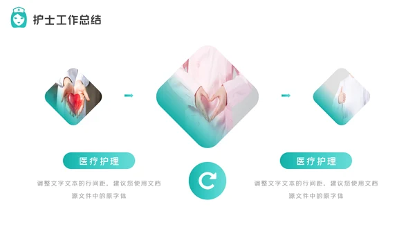 护士长年终工作总结述职报告汇报PPT模板