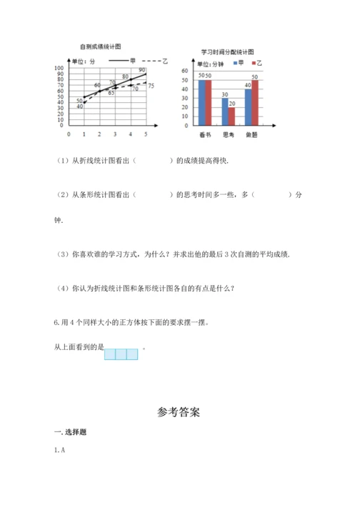 人教版五年级下册数学期末测试卷审定版.docx