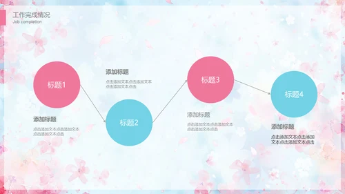 清新唯美文艺小花通用PPT模板