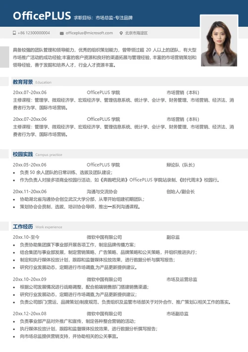 多页广告创意人才多页简历模板