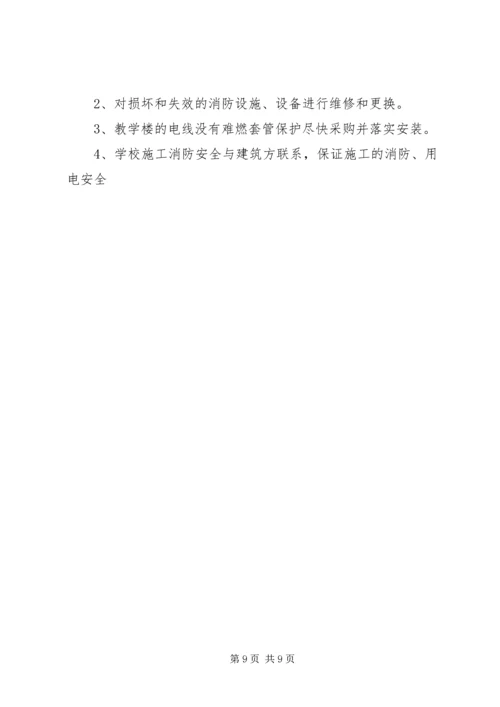 园林局消防安全排查整治情况汇报.docx