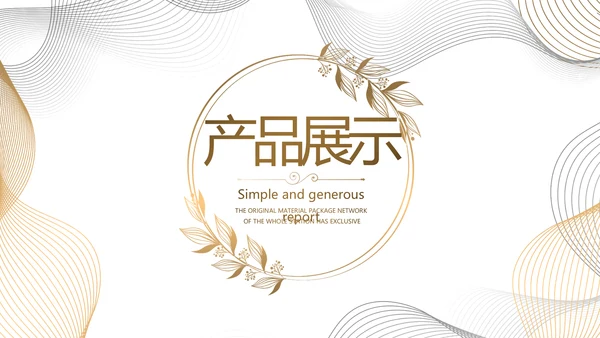 简约大气公司产品介绍宣传通用PPT