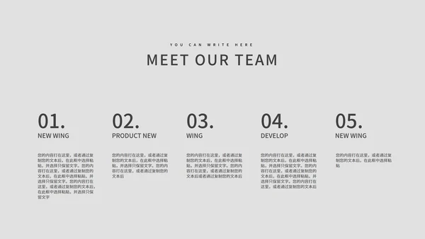 灰色极简商业计划书PPT模板