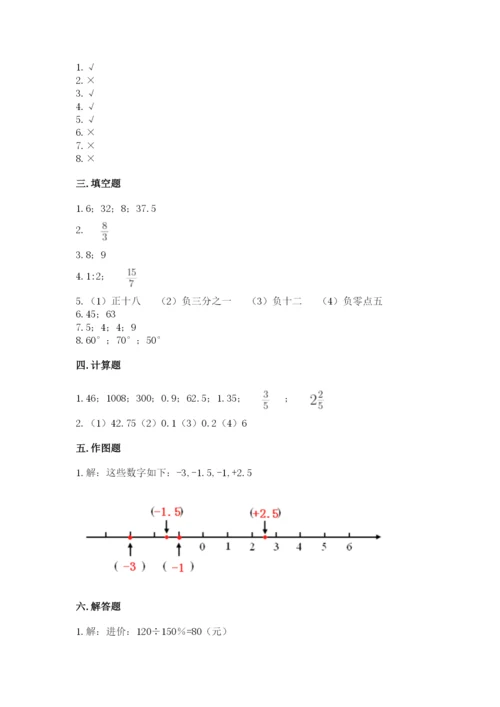 小升初六年级期末试卷【达标题】.docx