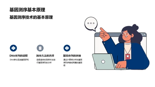 商务风生物医疗教学课件PPT模板