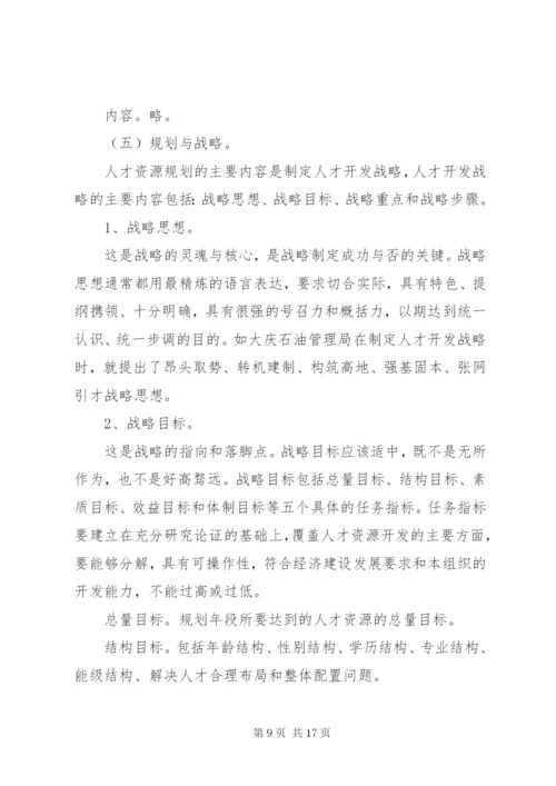 人力资源规划方案范文.docx