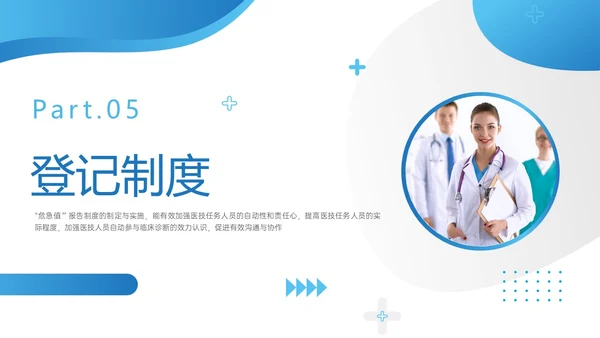 蓝色实拍危急值报告制度及管理培训医护ppt管理制度