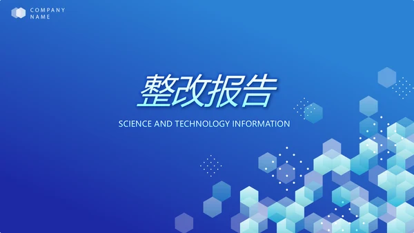 蓝色医疗科技信息化建设工作总结PPT