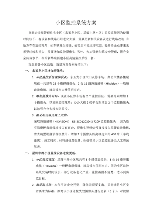 小区监控系统综合项目施工专项方案.docx