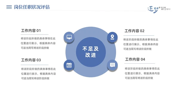 蓝色简约商务微粒个人岗位竞聘工作述职工作总结PPT竞聘1